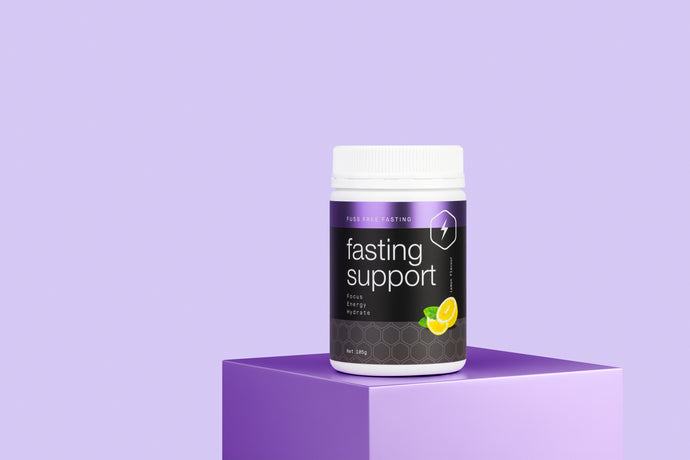 Fasting Support Bottle — an amino acid supplement blend to supercharge your fasting and intermittent fasting goals.